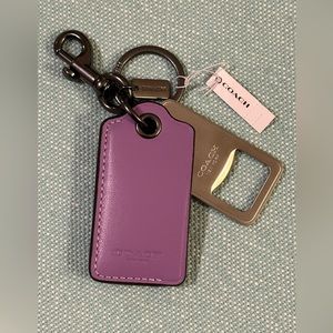 NWT Coach Bottle Opener Key Fob
